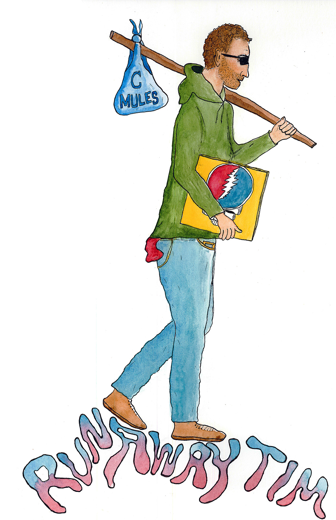 Runaway Tim Watercolor by Andy Samara (October 2018)