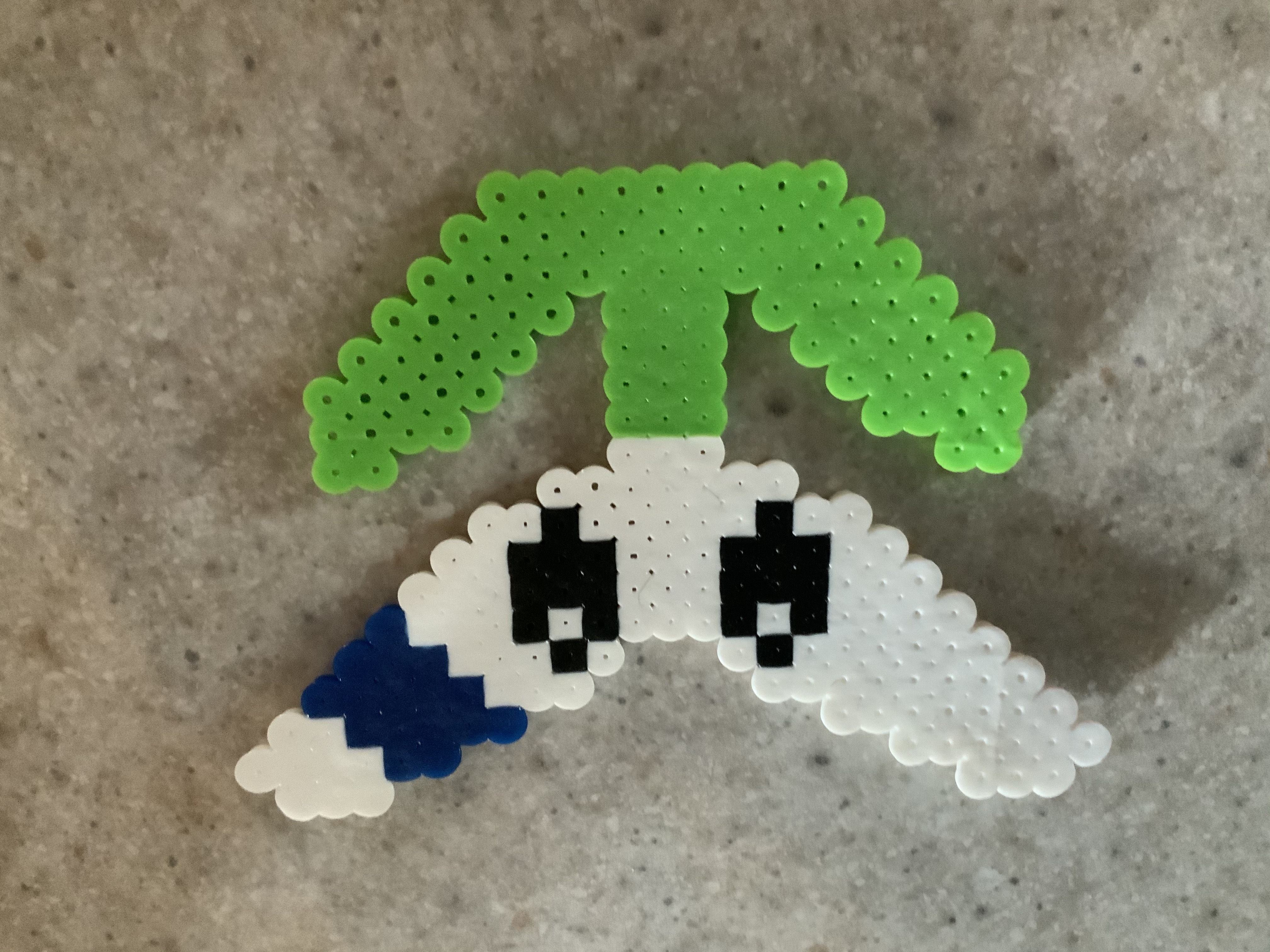 Boomerang Power-up Perler Bead