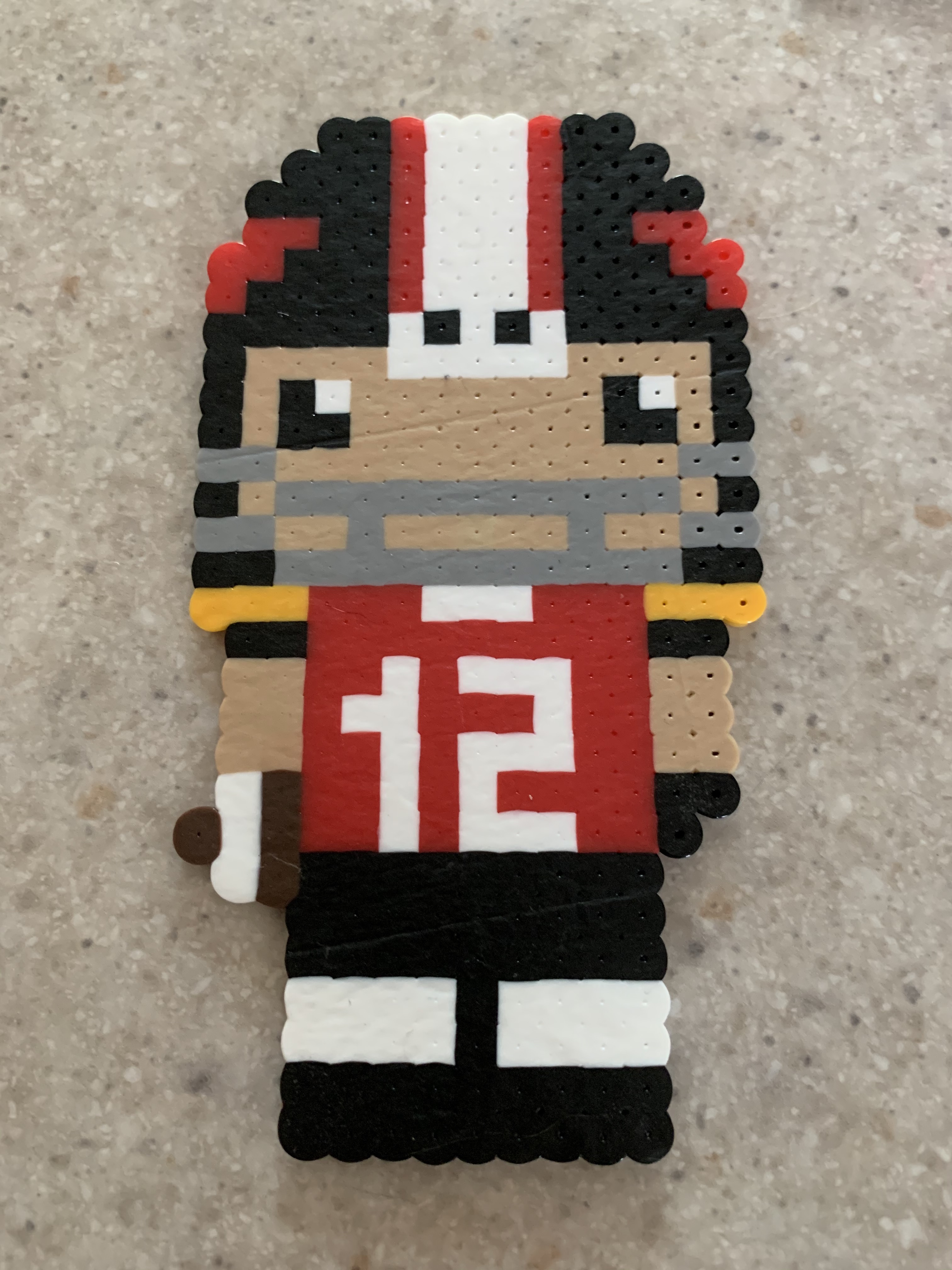 Tom Brady Perler Bead