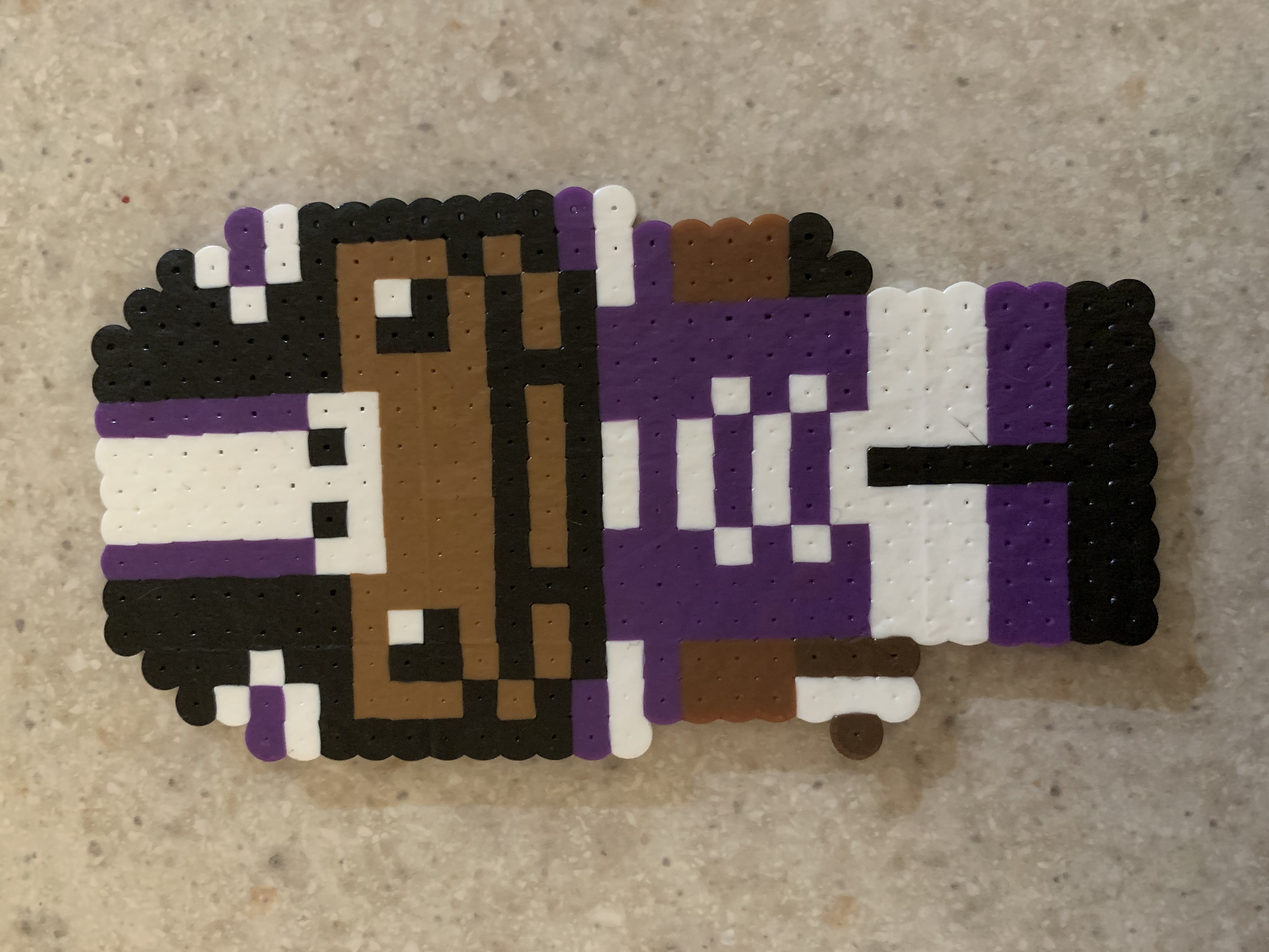 Lamar Jackson Perler Bead